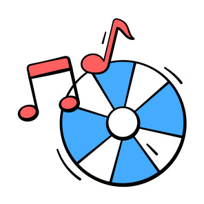 Music, Compact Disk, Cd, Multimedia icon