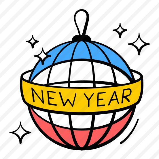 New Year, Globe, Ornament,  preview