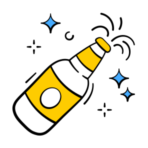 Uncork, Champagne, Beverage, Liquid, Alcohol icon