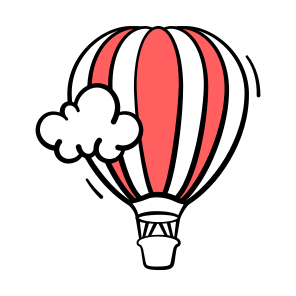 Hot Air Balloon, Adventure, Fly, Sky, Entertainment icon