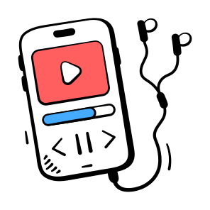 Media, Video, Music, Player, Technology icon