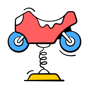 Motorcycle, Ride, Playground, Scooter, Bike icon