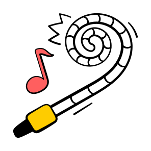Party, Blower, Noisemaker, Hooter, Instrument icon