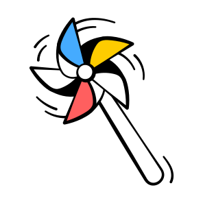 Pinwheel, Toy, Fan, Windmill, Origami icon