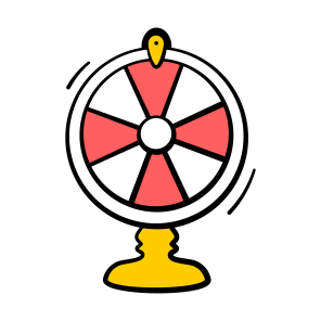 Prize, Wheel, Spin, Game, Contest icon