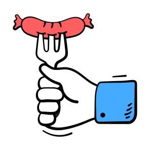 Sausage, Bbq, Grilled, Food, Breakfast icon