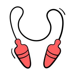 Skipping, Jumping, Rope, Fitness, Exercise icon
