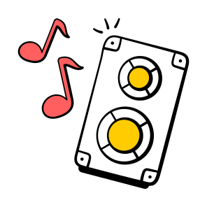 Speaker, Woofer, Amplifier, Sound, System icon