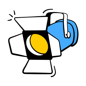 Spotlight, Floodlight, Lamp, Lighting, Studio, icon