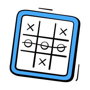 Tic Tac Toe, Game, Entertainment, Cross, Play icon