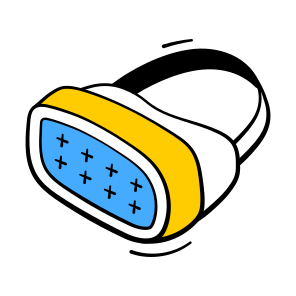 Vr, Headset, Technology, Entertainment, Virtual Reality icon