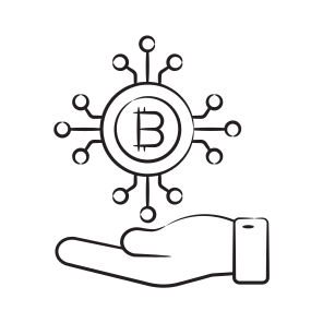 ,bitcoin, Crypto, Cryptocurrency, Blockchain, Btc,,,. icon