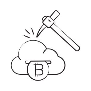 Bitcoin, Mining, Crypto, Cryptocurrency, Blockchain icon