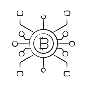 Connection, Bitcoin, Crypto, Cryptocurrency, Blockchain icon