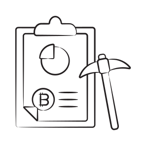 Report, Analysis, Bitcoin, Crypto, Cryptocurrency icon