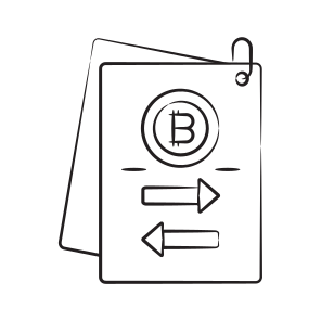 Trading, Report, Bitcoin, Crypto, Cryptocurrency icon