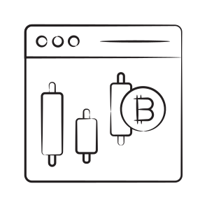 Trading, Website, Bitcoin, Crypto, Cryptocurrency icon