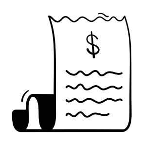 Bill, Receipt, Invoice, Payment, Money icon