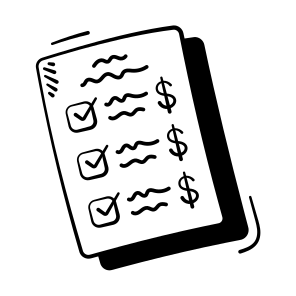 Budget, List, Checklist, Financial, Money icon