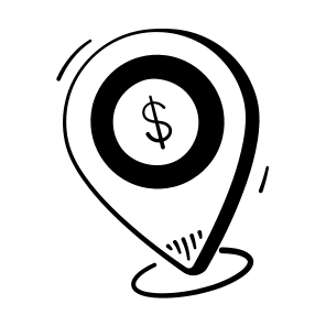 Business, Location, Bank, Navigation, Locator icon