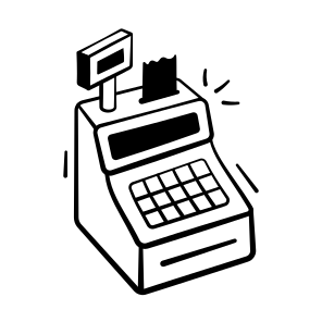 Cash, Register, Pos, Checkout, Counter icon
