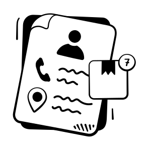 Contact, List, Details, Information, Personal icon