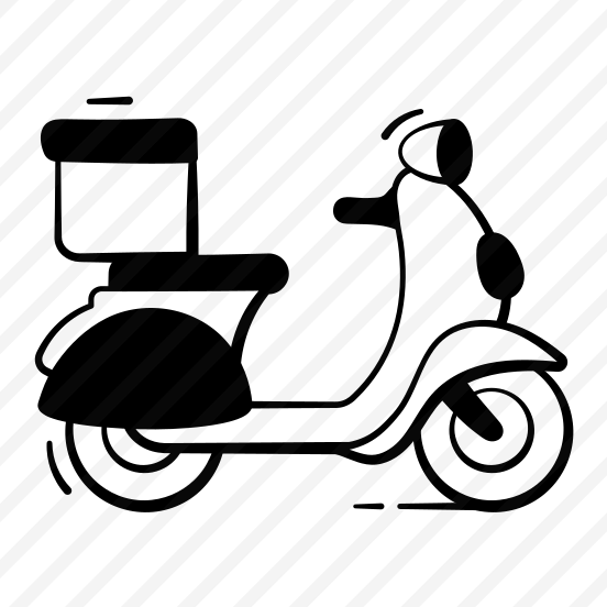 Delivery, Scooter, Shipping, Logistics, Cargo preview