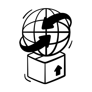 Global, Shipping, Courier, International, Logistics icon