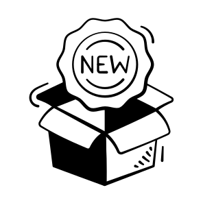 New, Product, Arrival, Launch, Collection icon