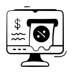 Online, Discount, Payment, Billing, Ecommerce icon