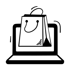 Online, Shopping, Ecommerce, Retail, Digital icon