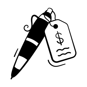 Pen, Price, Tag, Pricing, Editing icon