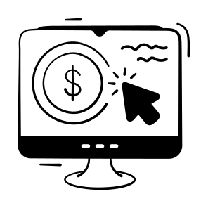 Ppc, Pay, Online, Income, Earning icon