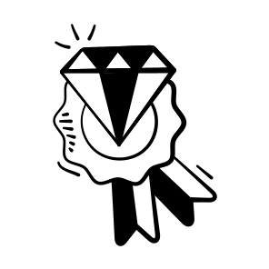 Premium, Quality, Badge, Product, Award icon