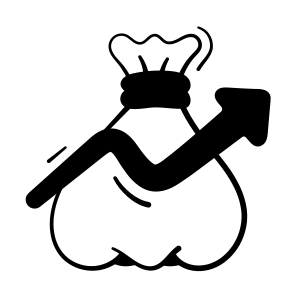 Profit, Growth, Earning, Sales, Finance icon