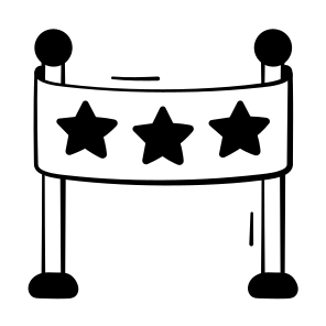 Rating, Banner, Review, Feedback, Star icon