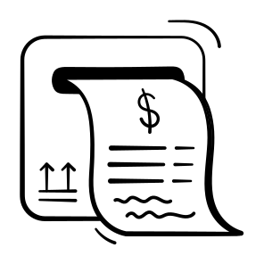 Shipping, Invoice, Bill, Receipt, Payment icon