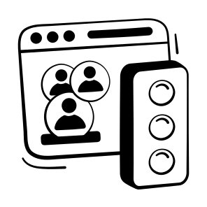 User, Management, Web, Traffic, Monitoring icon