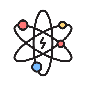 Atomic Energy, Nuclear Energy, Atomic Power, Radioactive Energy, Fission Energy, icon