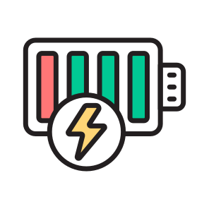Battery, Power Cell, Energy Storage, Rechargeable Battery, Lithium Battery, icon