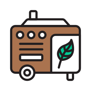 Eco Generator, Inverter, Power Generator, Electric Generator, Diesel Generator, icon