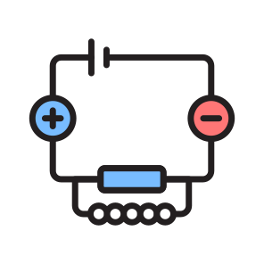 Electric Circuit, Power Circuit, Electronic Circuit, Open Circuit, Conductive icon