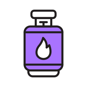 Gas Cylinder, Lpg, Propane Tank, Gas Tank, Fuel Cylinder, icon