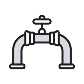 Gas Pipeline, Pipe, Valve, Oil Pipeline, Pipe Fitting icon
