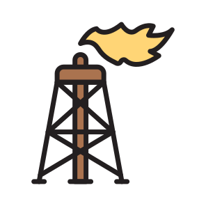 Gas Tower, Gas Rig, Oil Rig, Gas Industry, Fire Tower icon