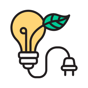 Green Energy, Renewable, Sustainable, Power, Electricity icon