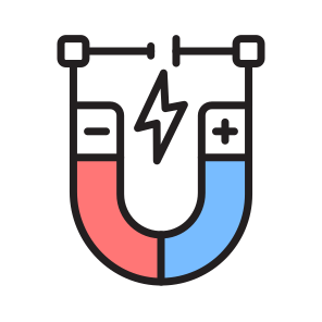 Magnetic Energy, Electromagnetic Energy, Magnetism, Magnetic Force, Magnetic Field icon