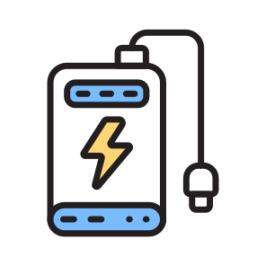 Power Bank, Portable Charger, Battery Pack, Mobile Power, External Battery, icon