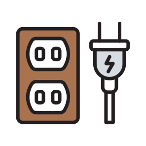 Power Plug, Power Connector, Electrical Plug, Socket Adapter, Power Cord icon