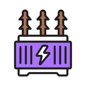 Transformer, Power Converter, Voltage Regulator, Electrical Adapter, Energy Transformer icon